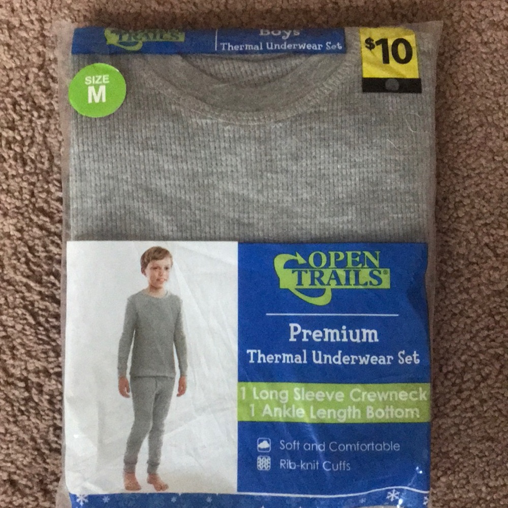 Thermal underwear set ( top and bottom)
